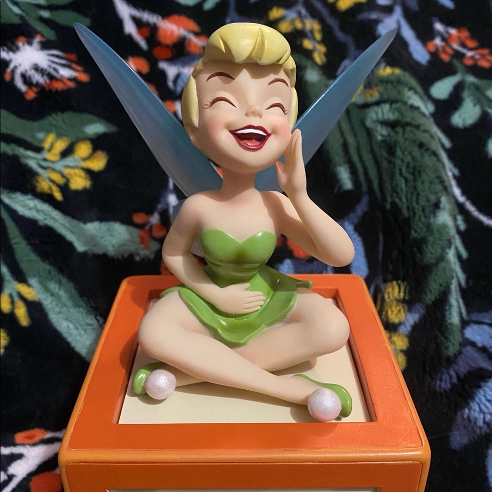 Disney Tinkerbell Resin Trinket Box